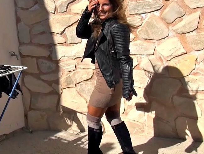 JuliettaSanchez Porno Video: Oh oh - Einfach in Nachbars Hof gepi**t